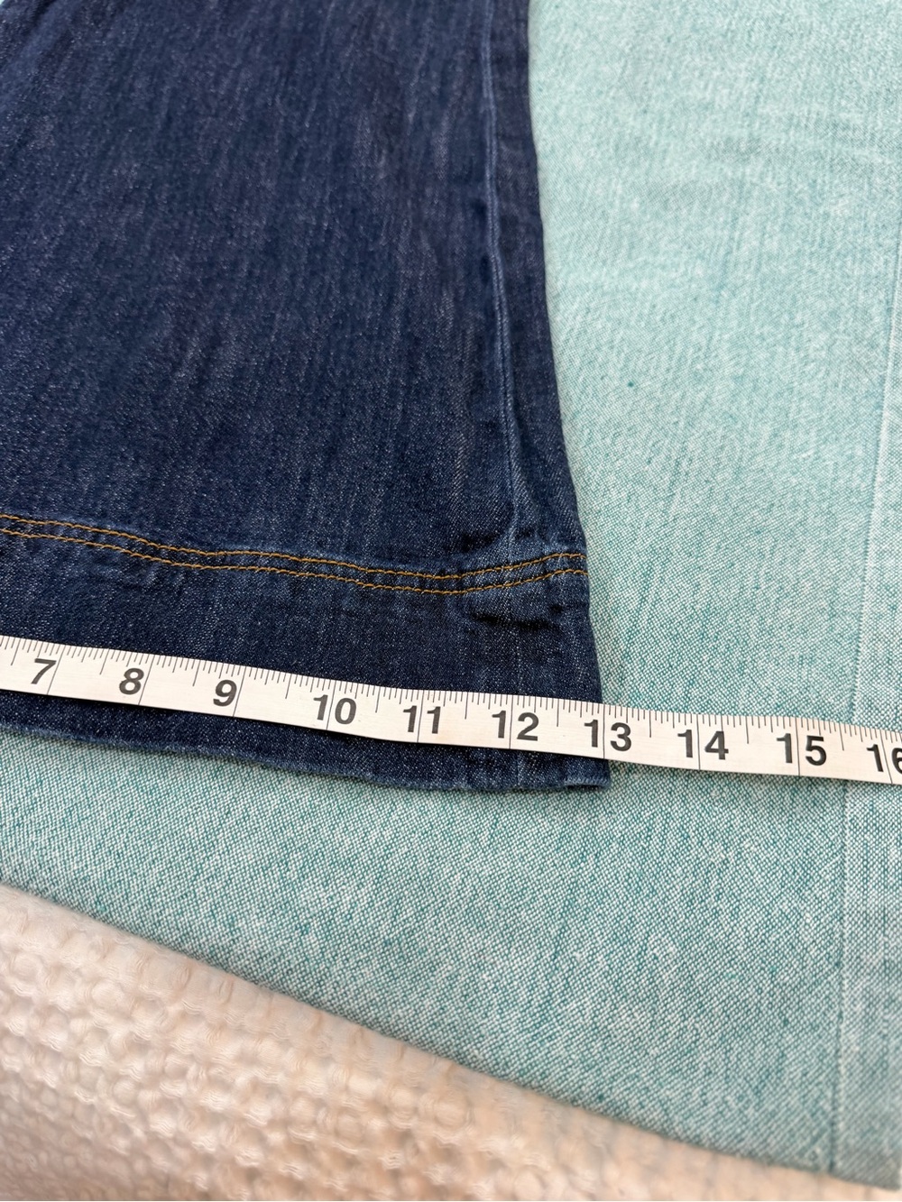PILCRO Anthropologie High-Rise Wide Leg Retro Sailor Belted Jeans– Size 26 - Picture 4 of 6